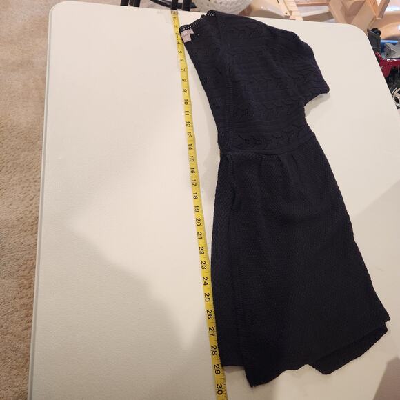 J. Jill Black Linen Blend Knit Baby Doll Cardigan Cover Up Size Medium Beach - Picture 10 of 10